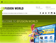 Tablet Screenshot of efusionworld.com